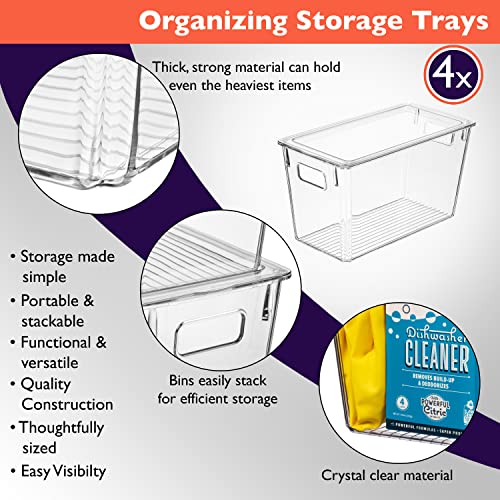 ClearSpace Plastic Storage Bins with Lids for Pantry & Fridge, 4 - Image 5