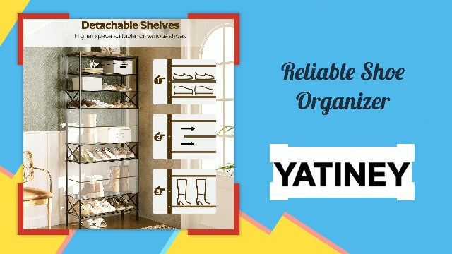 YATINEY 10 Tier Shoe Rack, Large Capacity Shoe Stora | All Products - Image 8