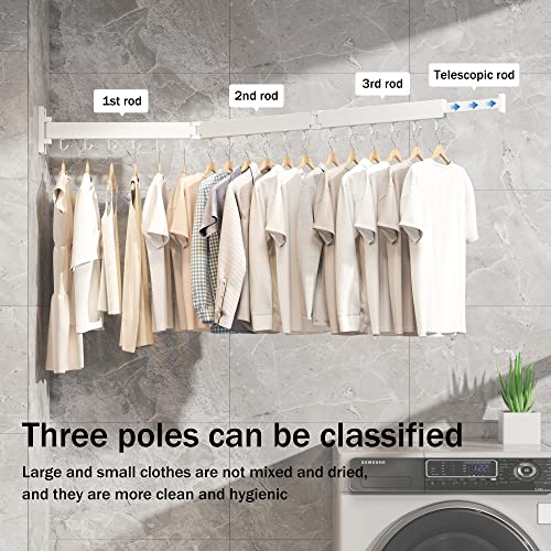 Clothes Drying Rack Wall Mounted,Drying Rack Clothing - Image 7
