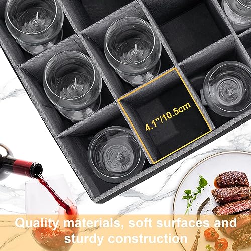 1-Pack Stemware Storage Cases, Wine Glass Storage Box - Image 7