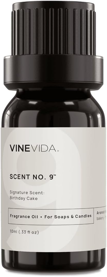 VINEVIDA [0.33oz] Scent No.9 Natural Fragrance Oil - USA Made - for Candle & Soap Making