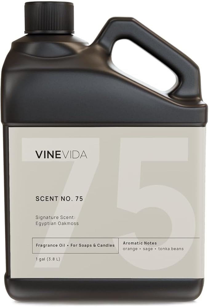 VINEVIDA [128oz] Scent No.75 Fragrance Oil for Candle and Soap Making - Natural Candle Scents Made in USA