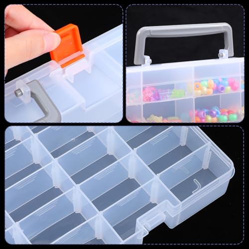 2 Pcs Large 48 Grids Clear PP Plastic Organizer Box | All Products - Image 4