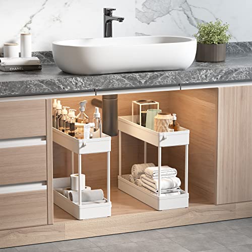 SOLEJAZZ Slim Rolling Storage Cart Skinny Bathroom Organizer, 4 - Image 5