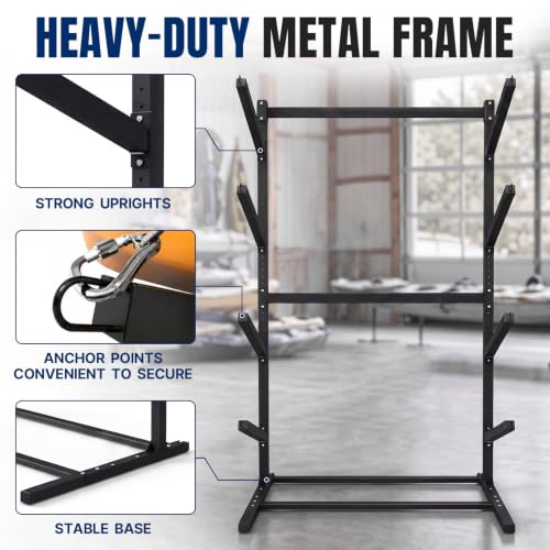 Kayak Storage Rack, 4 Tier Heavy Duty Freestanding | Home Organization - Image 4