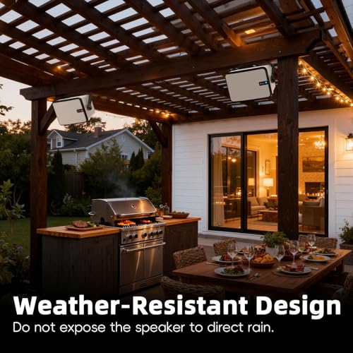 600W Outdoor Bluetooth Speakers, Wireless Sync Between Speakers - Image 6