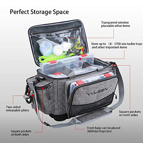 YVLEEN Fishing Tackle Box Bag - Outdoor Large Fishing - Image 5