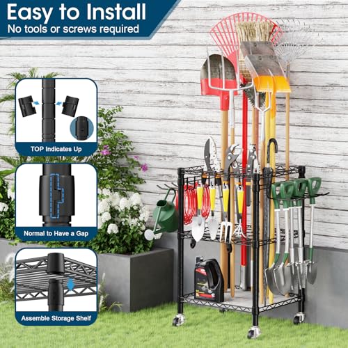 T1 Garden Tool Organizer（With Lockable Wheels）Heavy | All Products - Image 6