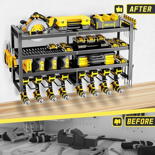 Power Tool Organizer Wall Mount,4 Layers Heavy Duty - Image 7