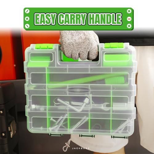 Jack Boss Tool Box with Transparent Lid, Double Side - Image 8