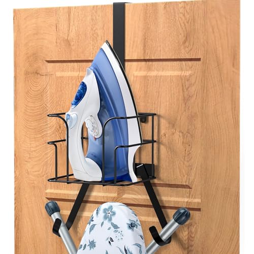 Over The Door/Wall Mount Ironing Board Hanger, Laundry - Image 4