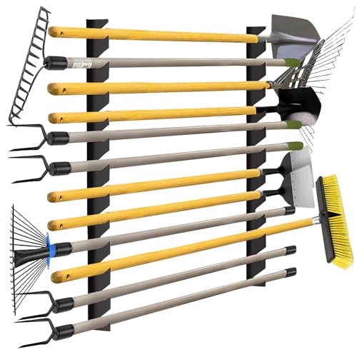 CZWL&HG Garage Tool Organizer Wall Mount – Heavy-Duty Solid Steel - Image 2