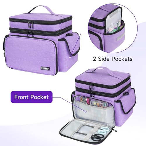 LEFOR·Z Sewing Supplies Organizer Storage Bag(10.5 x 8 x - Image 8