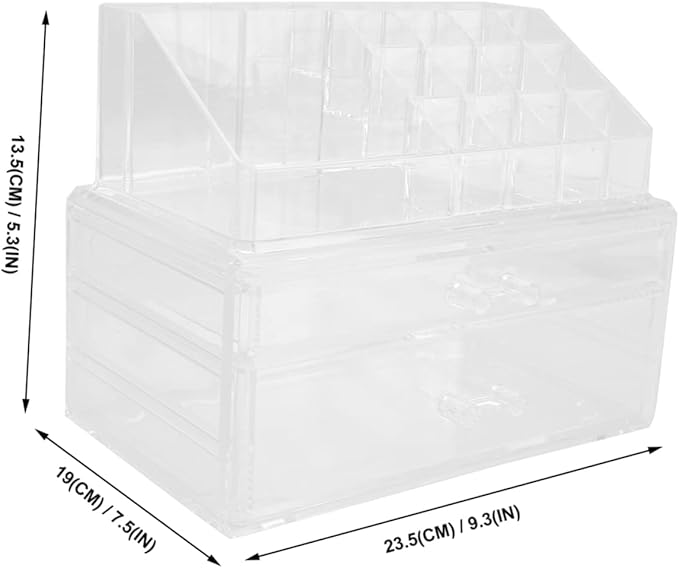 Jewelry Container Makeup Storage Box Acrylic Stackable Home Supplies Makeup Organizers