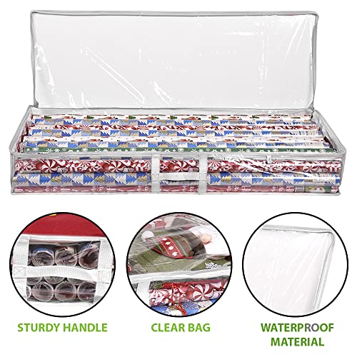 Wrapping Paper Storage Containers | Gift Wrap Organizer - Image 5