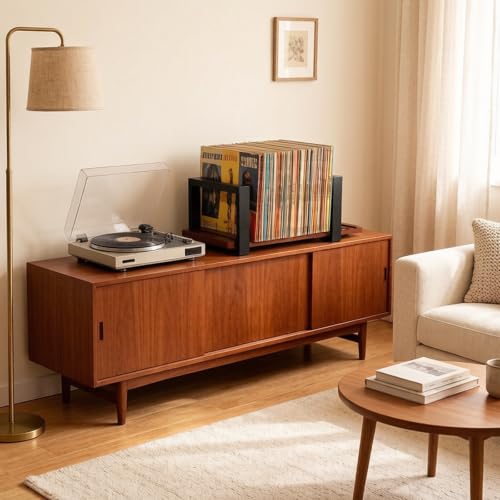 ARCWEISSO Vinyl Record Storage, Adjustable Vinyl Record Holder - Image 3