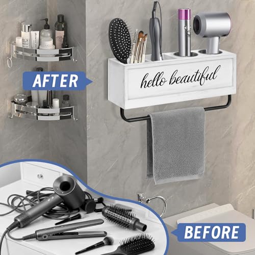 Hair Dryer Holder Wall Mounted, Hair Tools and Styling - Image 7