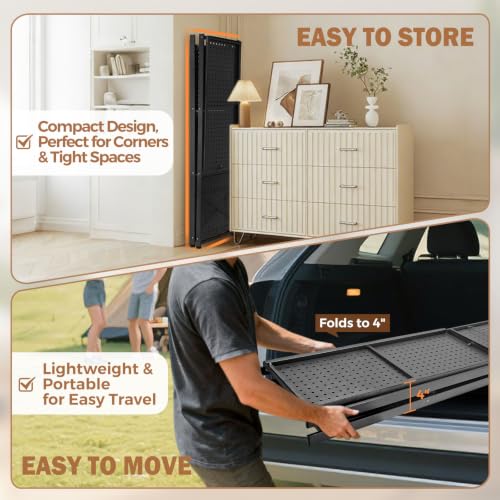 EAGLE PEAK Foldable Greenhouse Shelving, 4-Tier Plant Stand - Image 5