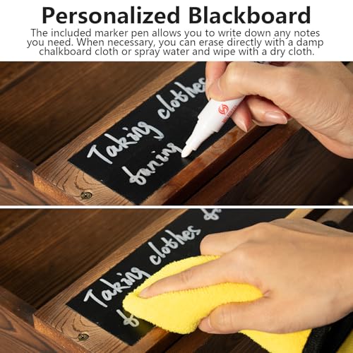 Wall Mail Organizer, Rustic Key and Mail File Holder - Image 6