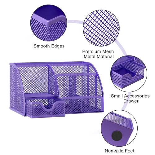 EasyPAG Mesh Desk Organizer with Drawer Multi-functi | All Products - Image 4
