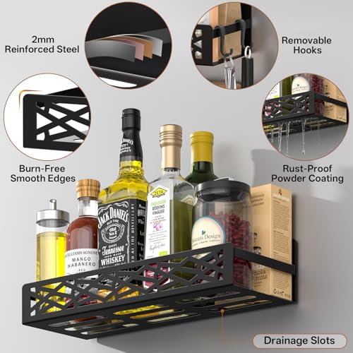 4 Pack Magnetic Spice Rack for Refrigerator, Heavy Duty - Image 6