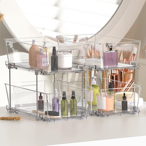 Simple Houseware 2Pcs 2-Tier Slim Drawer Cabinet Pul | All Products - Image 6
