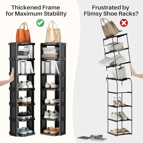 Kitstorack 8-Tier Vertical Plastic Shoe Rack, Freest | All Products - Image 6