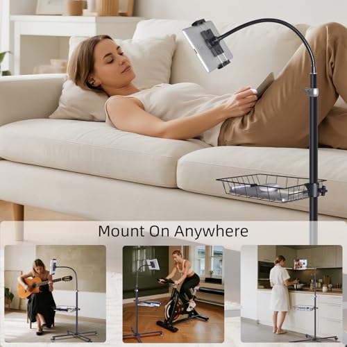 Premium Rolling Tablet Floor Stand with Heavy Duty I | All Products - Image 3