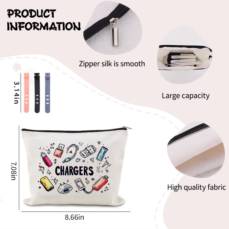Travel Charger Organizer Bag for Cords and Cables Plug Charging - Image 6
