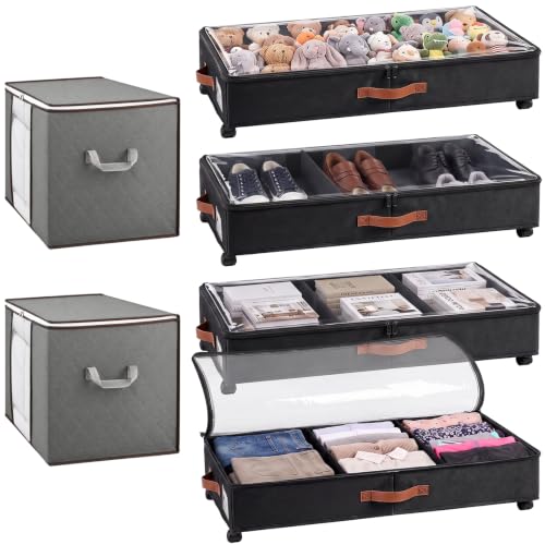 Under Bed Storage with Wheels, Rolling Container | Home Organization - Image 2