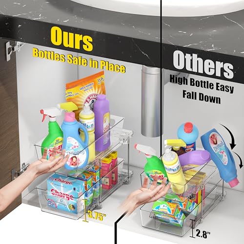 Simple Houseware 2Pcs 2-Tier Slim Drawer Cabinet Pul | All Products - Image 4