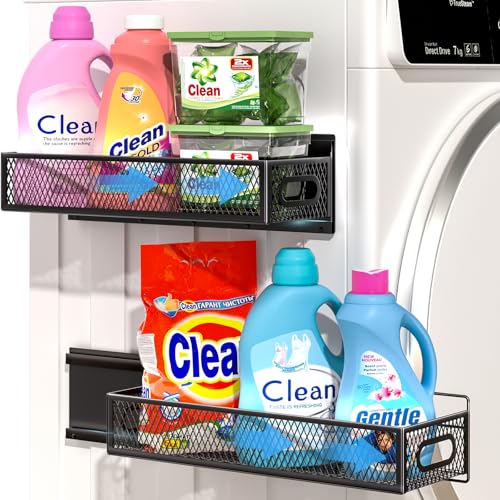 2-Pack Magnetic Laundry Organizer Slidable, Heavy Duty - Image 2