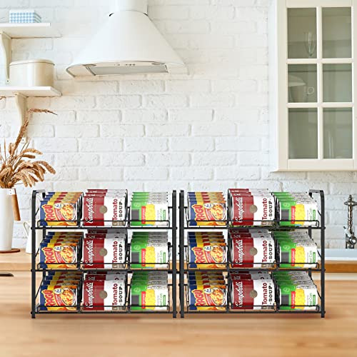 BTY Can Organizer for Pantry Stackable 2 Pack, Can Storage - Image 7