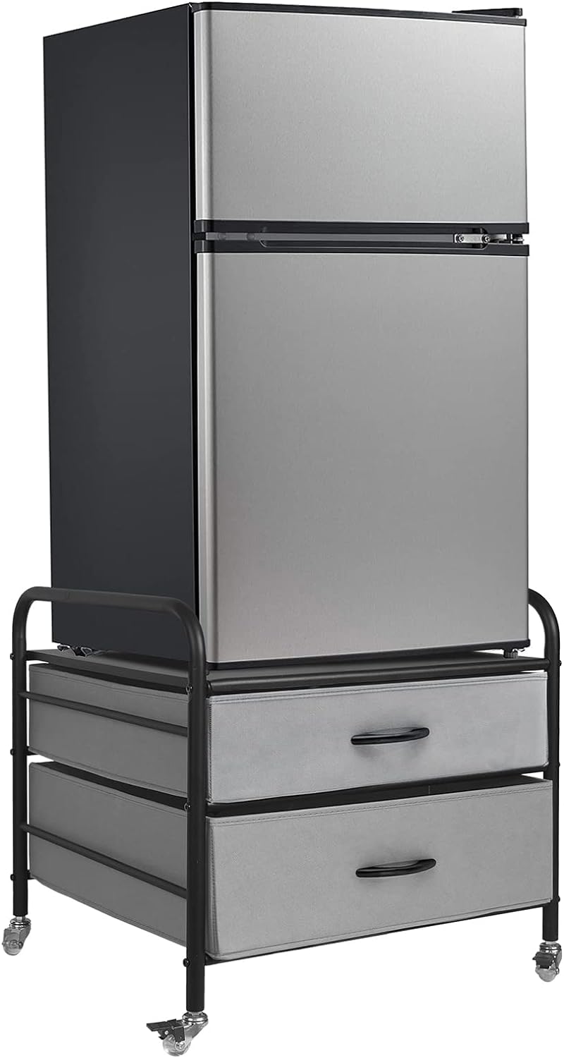 EazeHome Mini Fridge Stand, Fridge Stand with Storage - Image 1