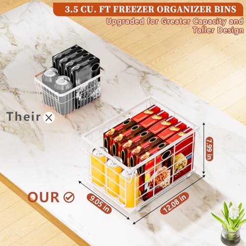Freezer Organizer Bins for 3.5 Cu.Ft,Upgrade Quick | Home Organization - Image 3