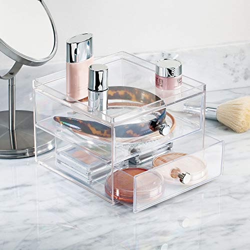 iDesign Plastic 2 Jewelry Box, Compact Storage Organization - Image 3