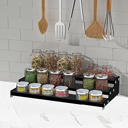Jojocross Spice Rack Organizer for Cabinet, 3 Tier - Image 3