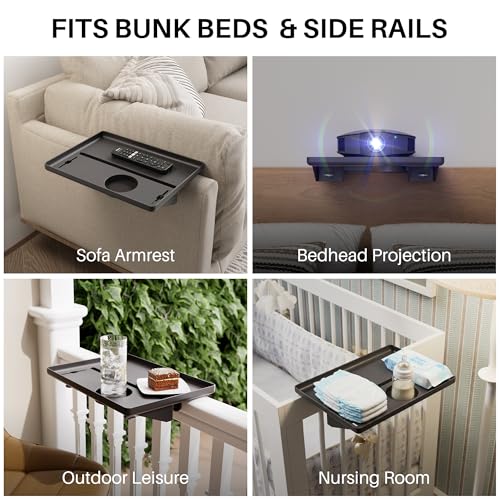 JOYMOOP Clip-On Bedside Shelf for Bunk Beds, Dorm Room Essentials - Image 6