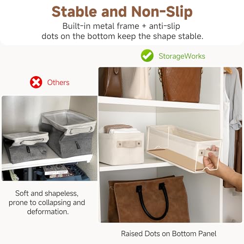 StorageWorks Narrow Storage Bins, Toilet Paper Storage - Image 6