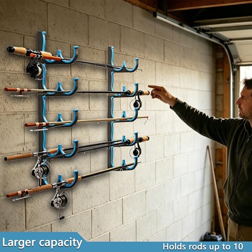 Fishing Rod Holders & Pole Holders for Garage, Wall - Image 3