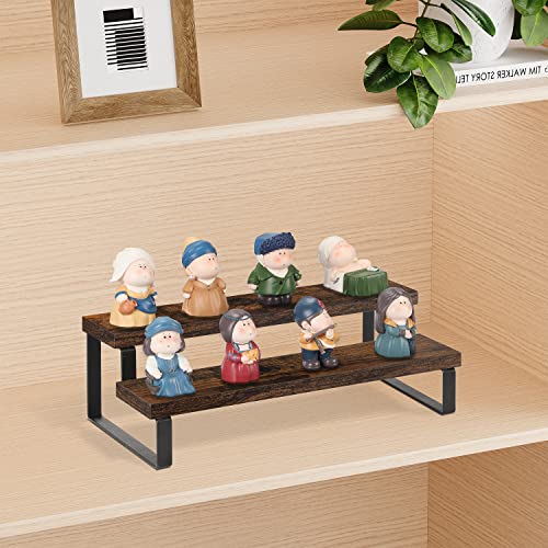 YINMIT Wooden Display Riser Stand, Tiered Perfume an - Image 4