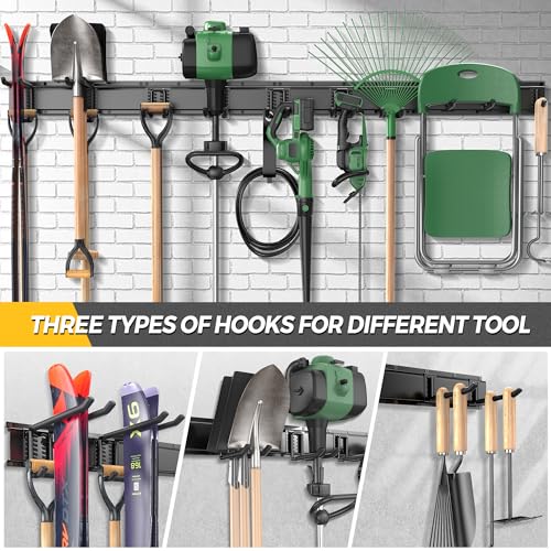 LBT 66" Garage Tool Organizer Wall Mount - 720lbs Garden - Image 6