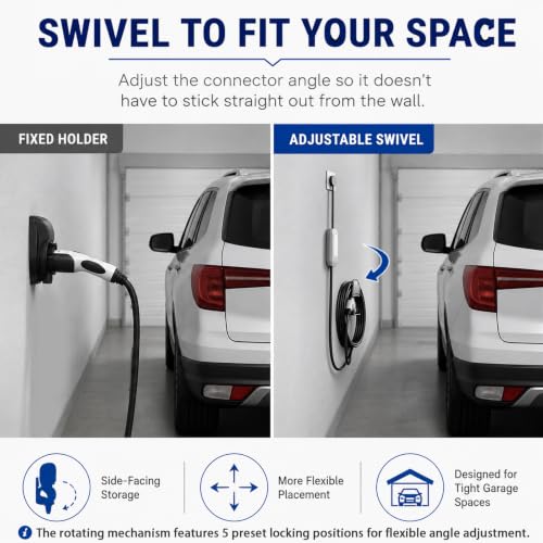 EV Charger Holder, Swivel Electric Car Charger Wall | All Products - Image 5