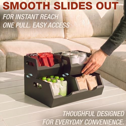 HOMESTEAD Stackable Solid Wood Storage Bins for Pantry & - Image 7