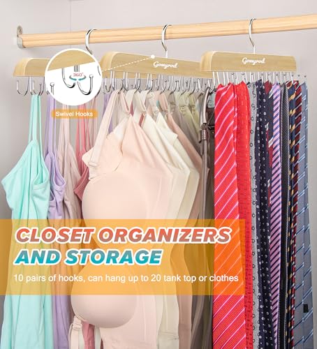 Gomyrod Tank Top Hanger, 2 Pack w/40 Hooks Bra Hange | All Products - Image 6