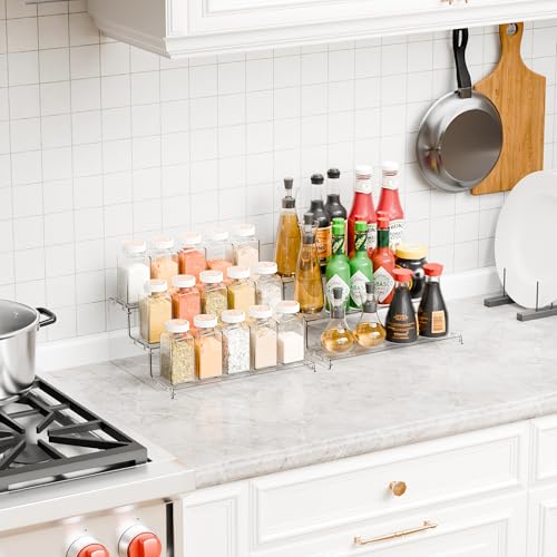 Yieach 3 Tier Spice Shelf Organizer for Cabinet,Pantry - Image 3