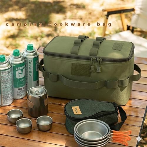 Tactical Camping Storage Bag 11L, 600D Nylon Cookware - Image 7