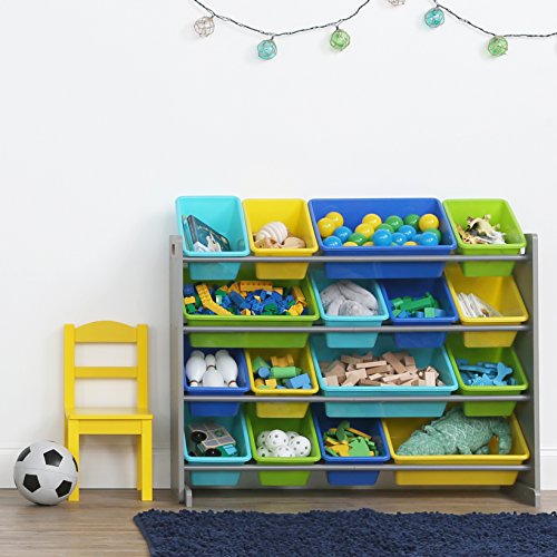 Humble Crew Kids Toy Organizer with 16 Bins, 4 Tier - Image 3