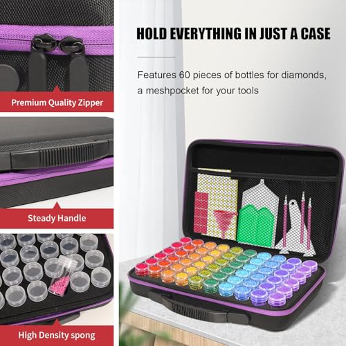 Diamond Painting Storage Container 60 Slots Diamond Art - Image 3