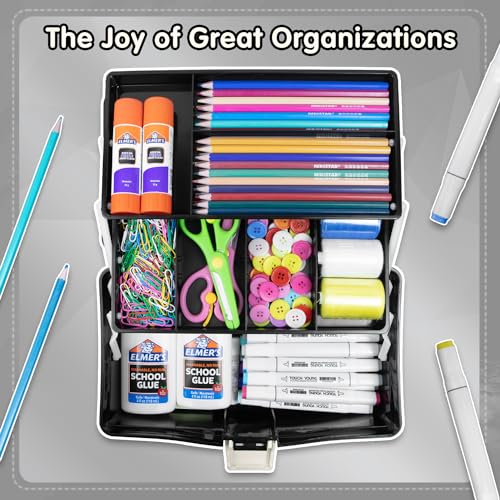 TERGOO 12in Three-Layer Multipurpose Storage Box Organizer - Image 6